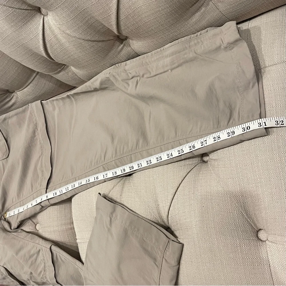The North Face Pants Convertible Nylon Beige Hiking Cargo Outdoors Mens Size L
